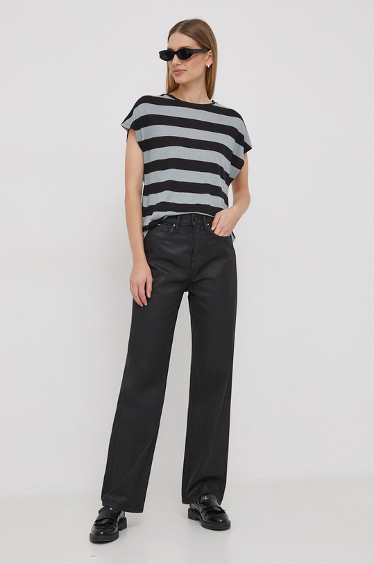 Pepe Jeans tricou din amestec de in PL505736 verde SS24