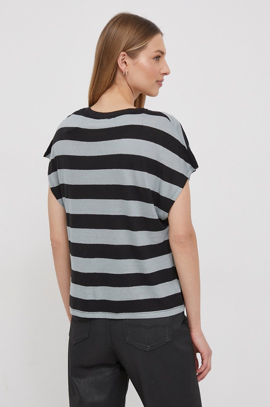 Îmbrăcăminte Pepe Jeans tricou din amestec de in PL505736 verde