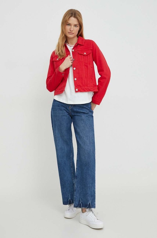 Pepe Jeans pamut póló PL505746 fehér SS24