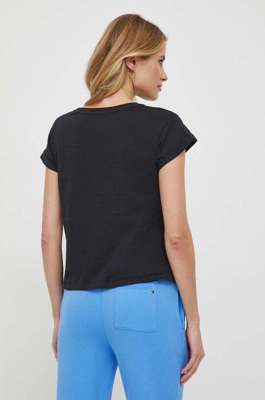 Odzież Pepe Jeans t-shirt bawełniany HANNON PL505751 czarny