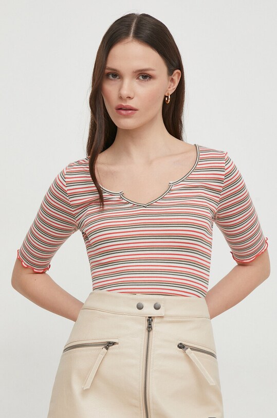 Футболка Pepe Jeans HOLLY slim бежевый PL505753