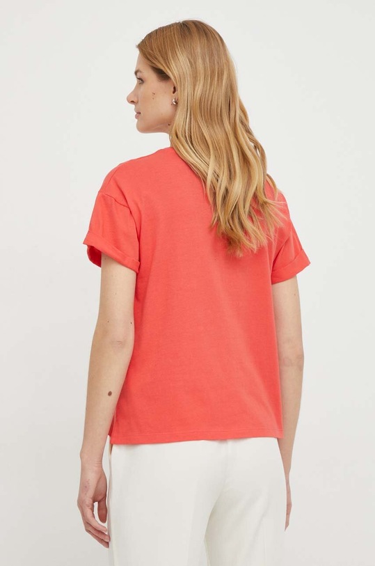 Ρούχα Βαμβακερό μπλουζάκι Pepe Jeans HELGA PL505761 κόκκινο