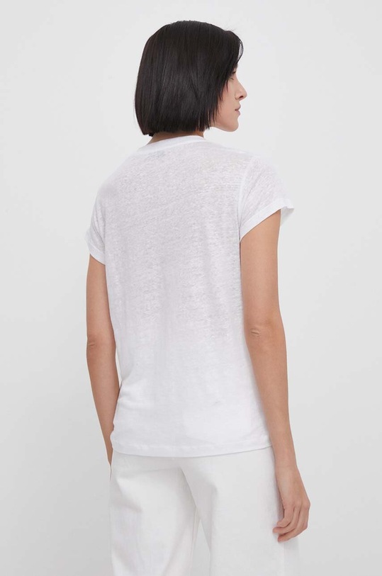 Дрехи Ленена тениска Pepe Jeans LILIAN PL505768 бял