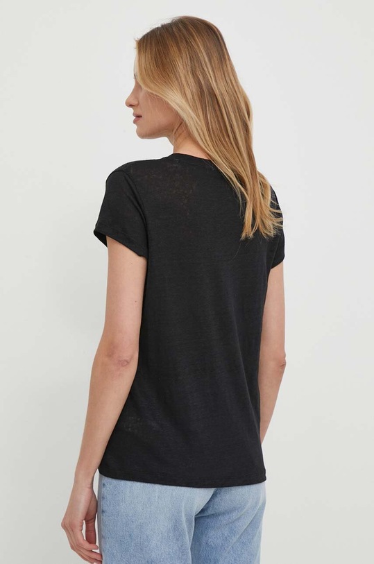 Pepe Jeans vászon póló LILIAN PL505768 fekete SS24