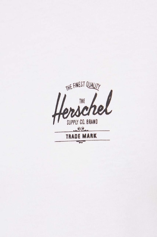 Herschel tricou din bumbac 50293.01821 alb