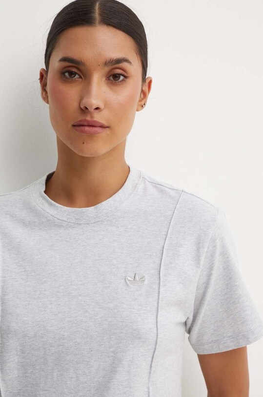 adidas Originals tricou Premium Essentials Tee gri IK5776