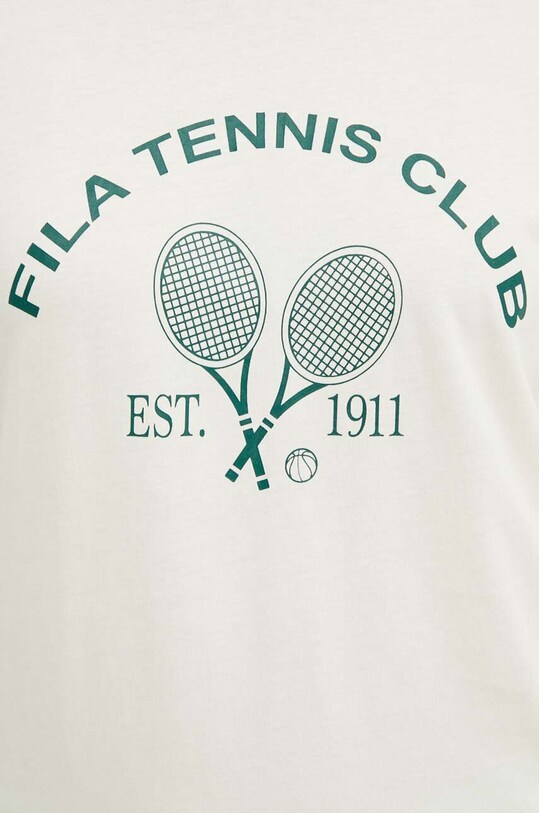 Хлопковая футболка Fila Luanda FAW0771 бежевый