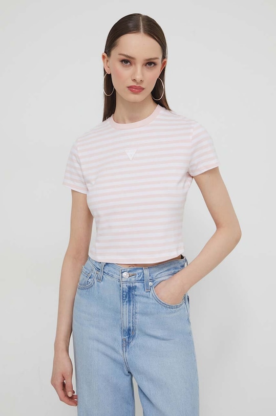 Guess Originals tricou roz W4RI89J1314