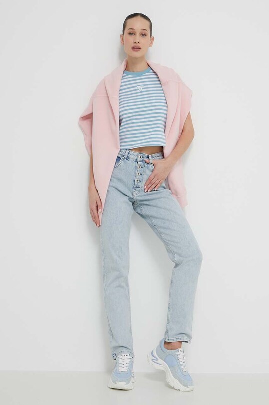 Футболка Guess Originals W4RI89J1314 голубой SS24