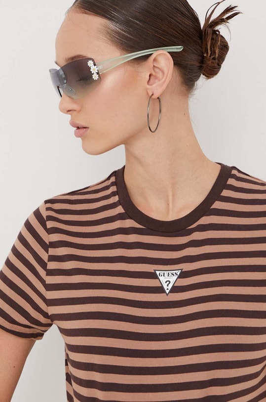 Guess Originals tricou curele maro W4RI89J1314