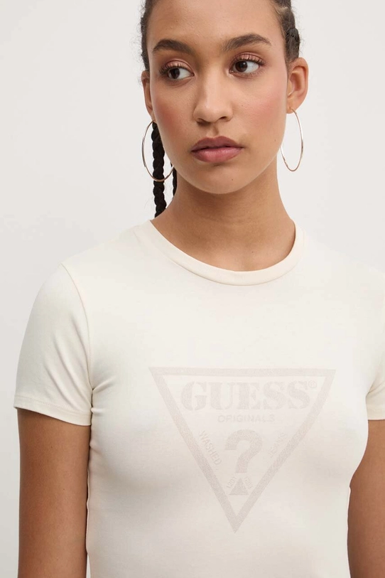 Guess Originals tricou bej W4RI99J1314