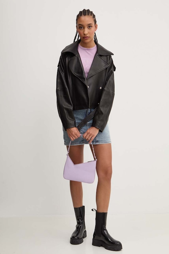 Tričko Guess Originals W4RI99J1314 fialová AW24