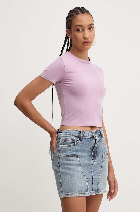 Tričko Guess Originals fialová W4RI99J1314