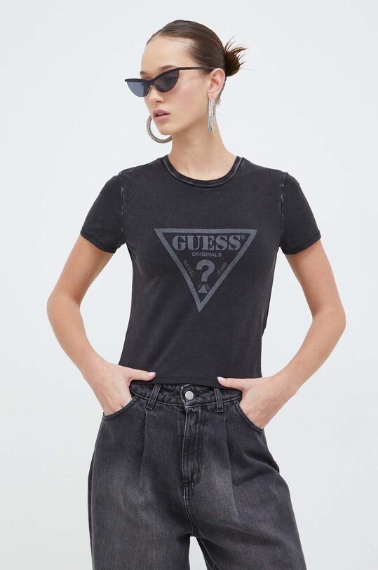 Футболка Guess Originals чорний W4RI99J1314