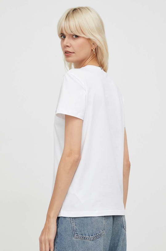 Odzież Tommy Hilfiger t-shirt bawełniany WW0WW41674 biały