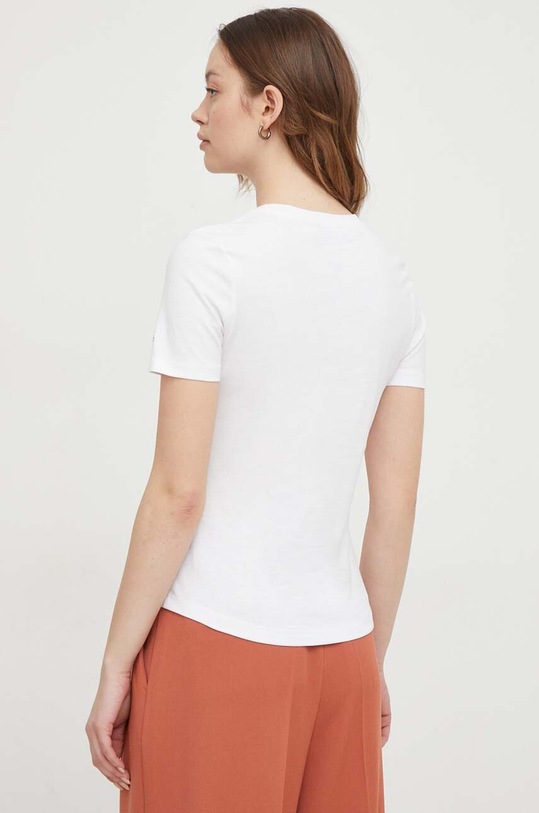 Oblečenie Bavlnené tričko Tommy Hilfiger WW0WW41761 biela