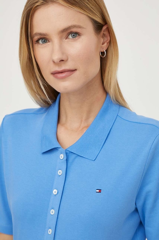 Футболка Tommy Hilfiger WW0WW37820 блакитний SS24