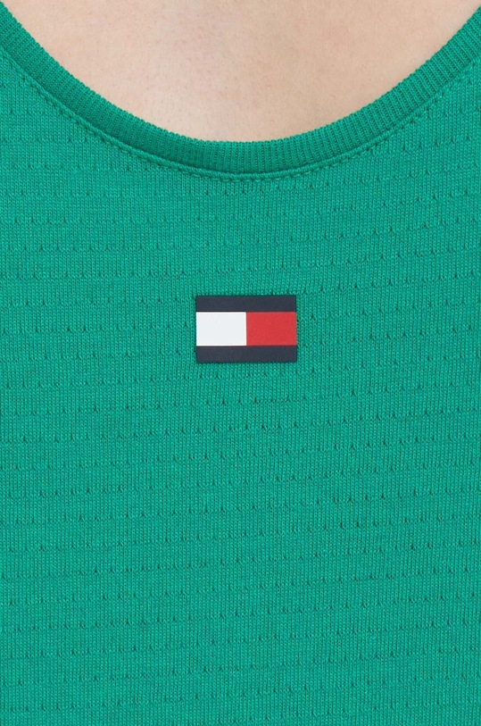 Tommy Hilfiger top WW0WW41127 turkusowy