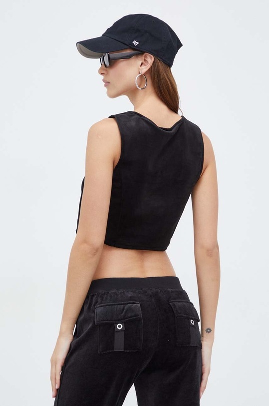 Ruházat Juicy Couture bársony felső JCWCT23305.101 fekete