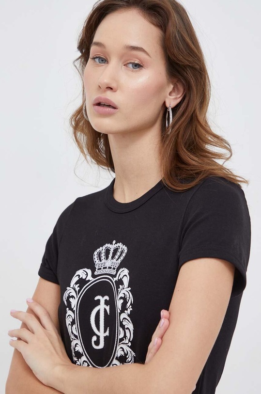 Juicy Couture t-shirt fekete JCWCT24337.101