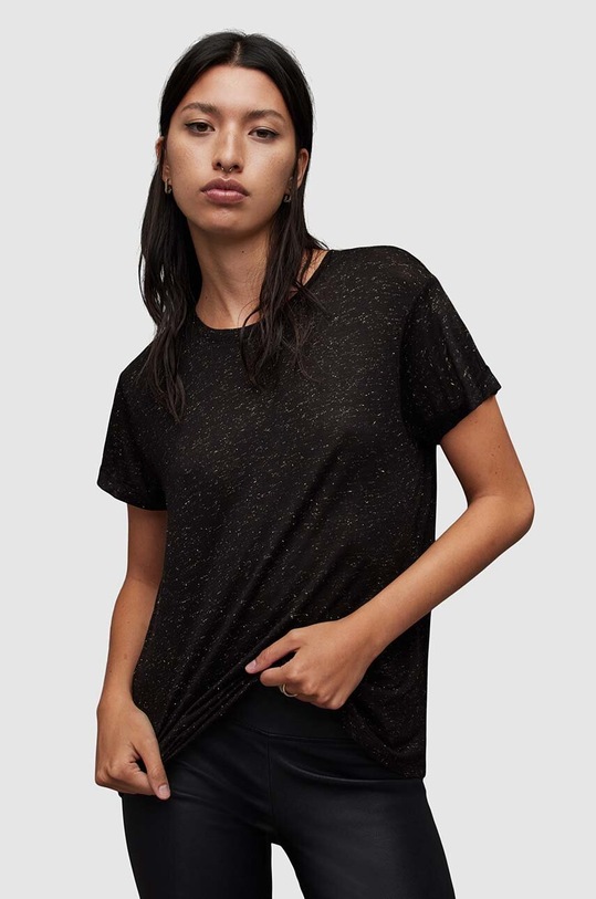 AllSaints tricou Anna negru WM084Z