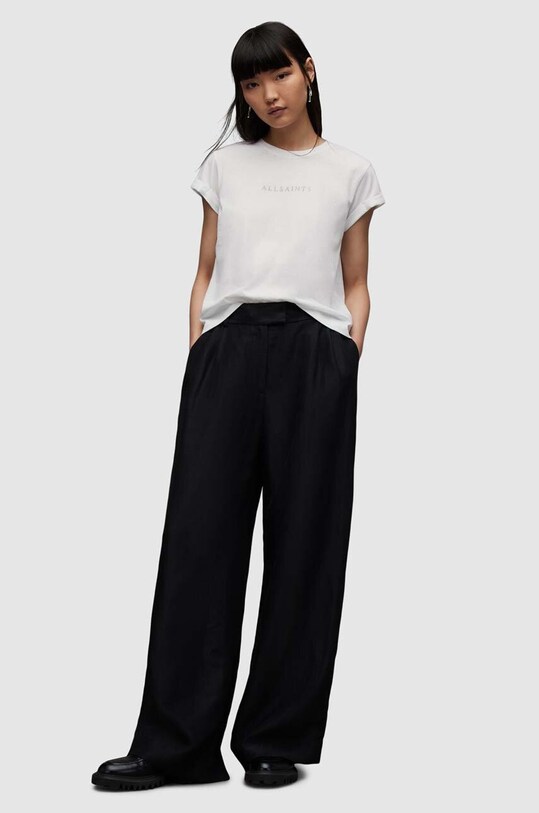 AllSaints t-shirt in cotone Anna WM208Z bianco