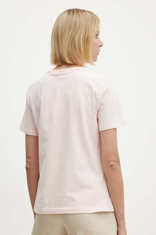 Oblečení Bavlněné tričko Tommy Hilfiger WW0WW41575 růžová