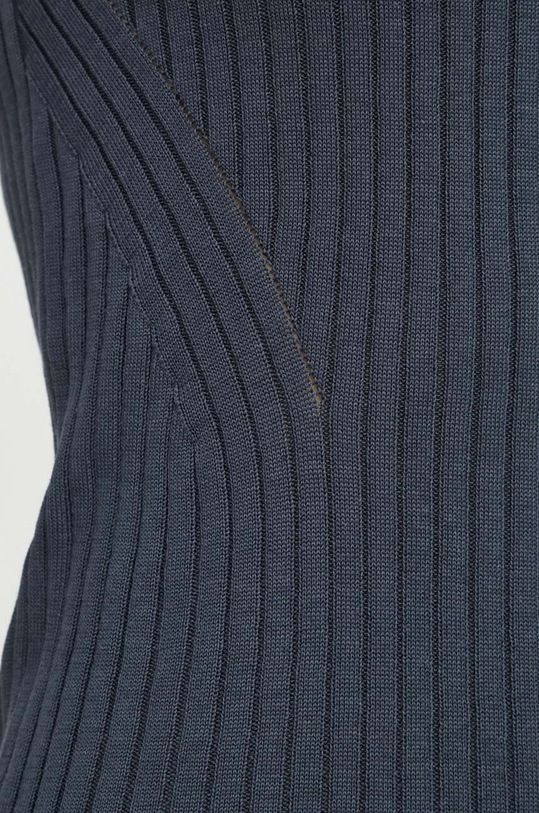 Tričko z hodvábnej zmesi Herskind Doofy 5170106 tmavomodrá