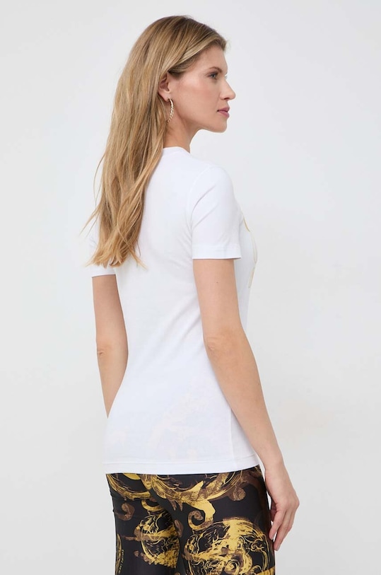 Odzież Versace Jeans Couture t-shirt 76HAHC00 biały