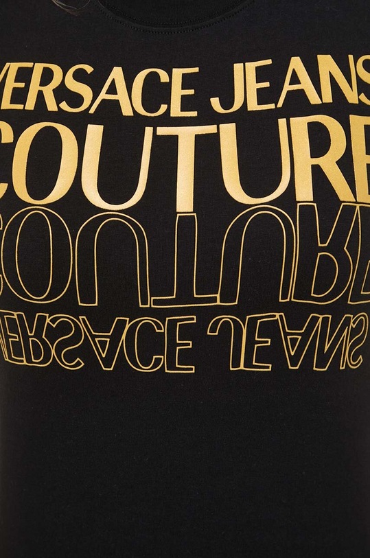Versace Jeans Couture tricou 76HAHC00 negru