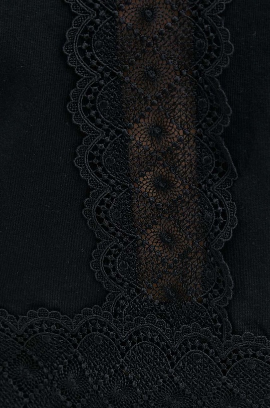 Twinset tricou din bumbac 241TT2263 negru