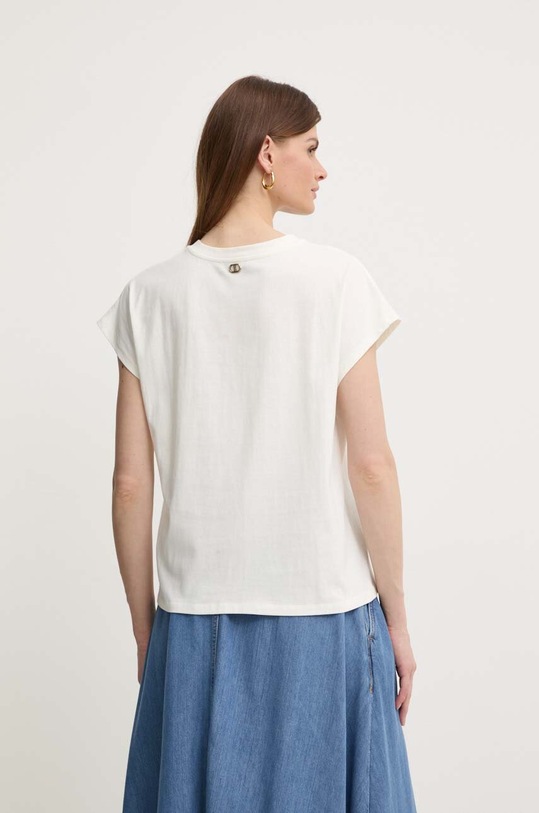 Îmbrăcăminte Twinset tricou din bumbac 241TT2250 bej