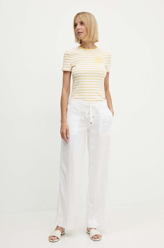 Lauren Ralph Lauren t-shirt 200945775 sárga SS24