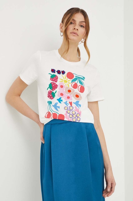 Weekend Max Mara t-shirt in cotone bianco 2415971061600