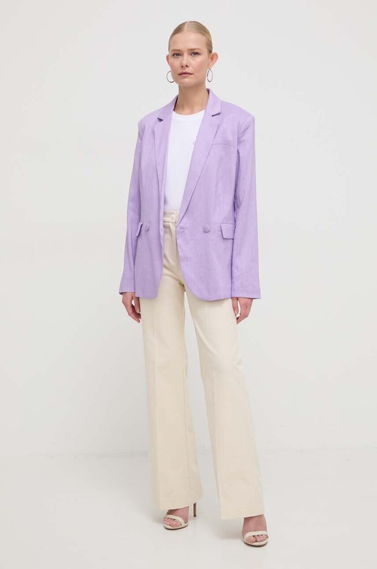 Marella t-shirt bawełniany 2413971034200 biały SS24