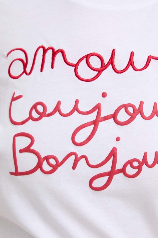 Marella t-shirt bawełniany 2413971034200 biały