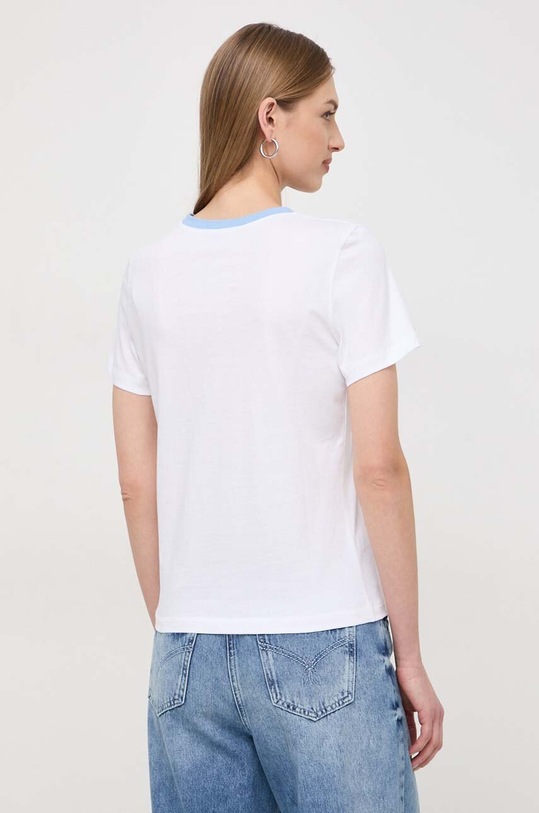 Ρούχα Βαμβακερό μπλουζάκι Marella 2413971084200 λευκό