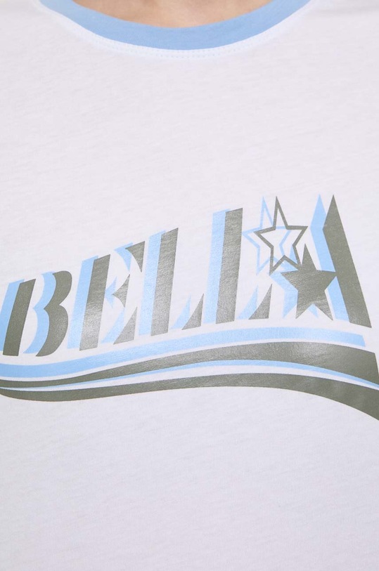 Βαμβακερό μπλουζάκι Marella 2413971084200 λευκό