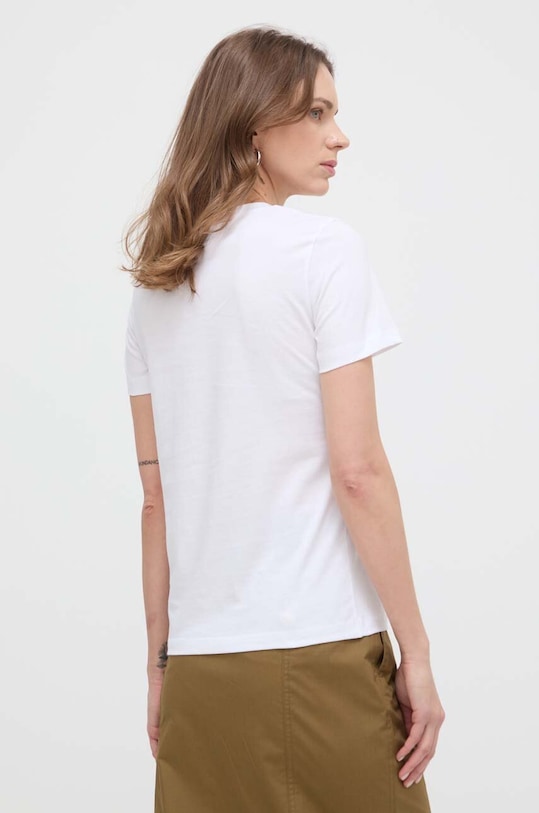 Odzież Marella t-shirt bawełniany 2413971084200 biały