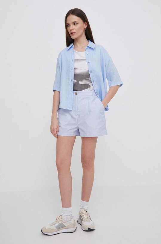Памучна тениска Pepe Jeans KORA PL505841 бял SS24