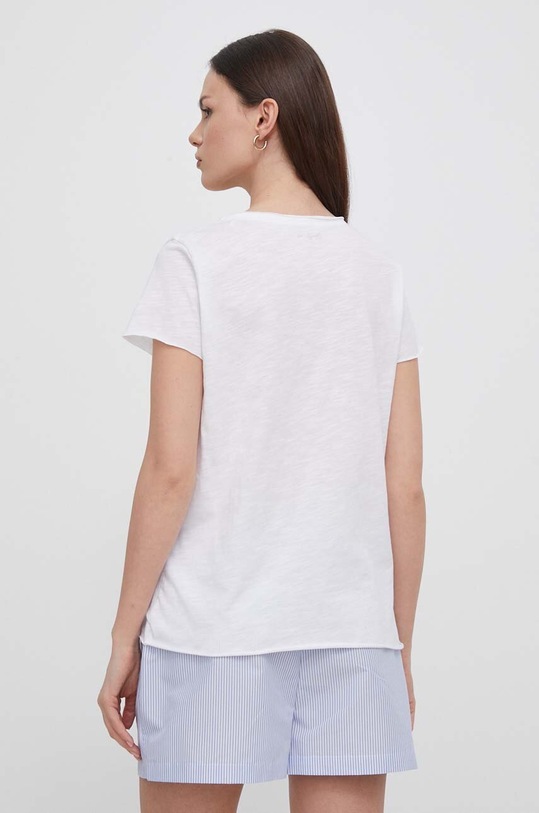 Дрехи Памучна тениска Pepe Jeans KORA PL505841 бял