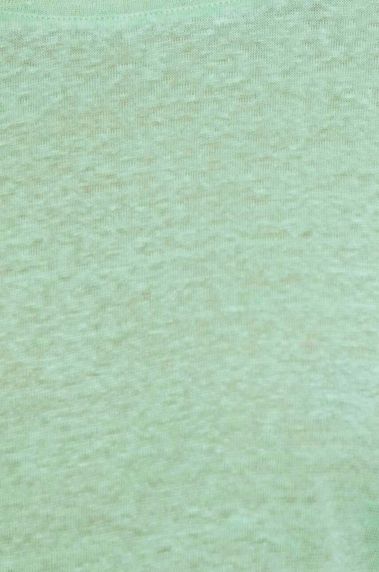 Pepe Jeans t-shirt lniany zielony PL505843