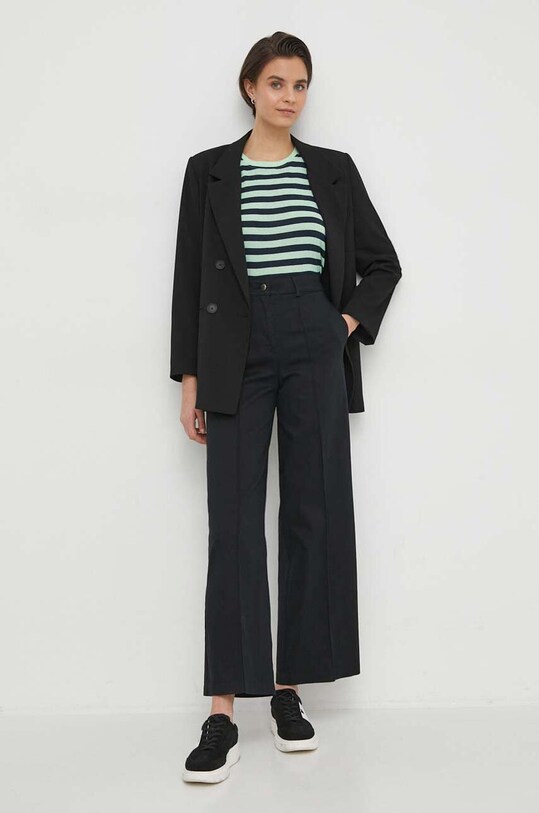 Βαμβακερό μπλουζάκι Pepe Jeans JINX PL505845 πράσινο SS25