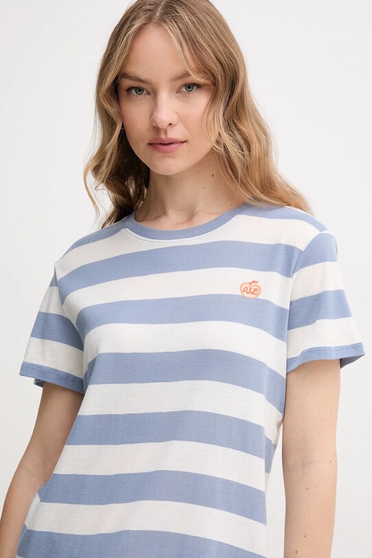 Памучна тениска Pepe Jeans син PL505845
