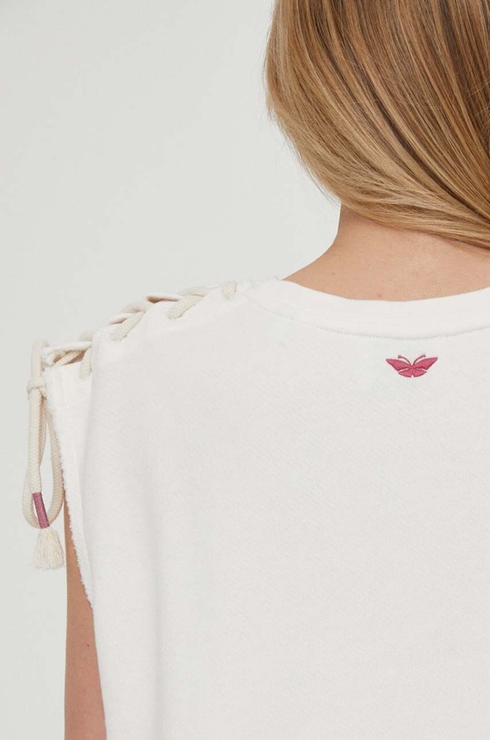 Bavlnený top Pepe Jeans Kendall PL581424 béžová