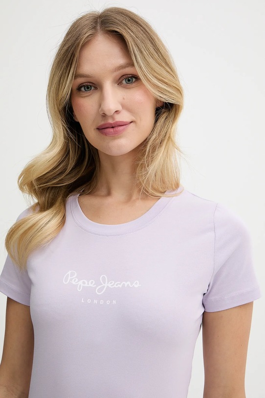 Pepe Jeans tricou NEW VIRGINIA SS N violet PL505202