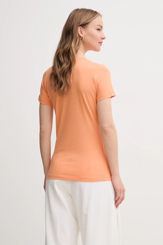 Odzież Pepe Jeans t-shirt NEW VIRGINIA SS N PL505202 pomarańczowy