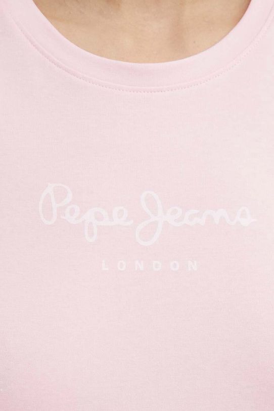 Pepe Jeans t-shirt NEW VIRGINIA SS N PL505202 różowy