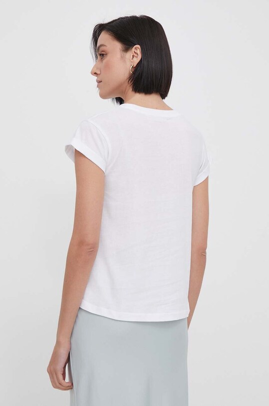 Îmbrăcăminte Pepe Jeans tricou din bumbac PL505823 alb