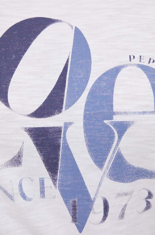 Хлопковая футболка Pepe Jeans JAX PL505825 белый